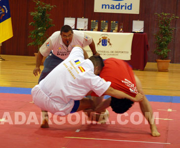 Tres adargomistas defendieron a Canarias en Madrid (foto: Carlos Ruiz)
