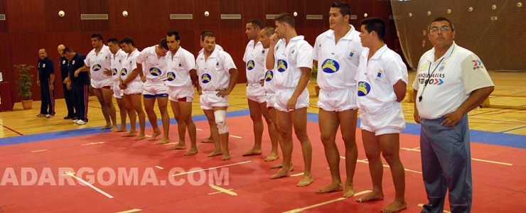 Tres adargomistas defendieron a Canarias en Madrid (foto: Carlos Ruiz)