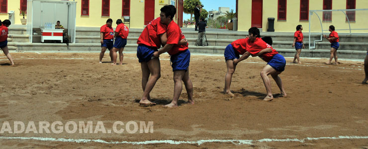 La expedici&oacute;n coreana en La Presa (foto: Raquel Perdomo)