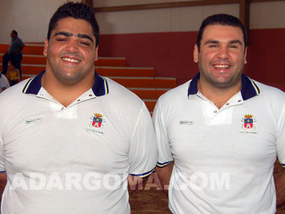 David Martel y Sergio Santana, dos puntales C sin equipo (foto: Raquel Perdomo)