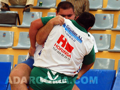 Francisco Mart&iacute;n "Fafi" y Francis P&eacute;rez "Pollito de la Frontera" (foto: Raquel Perdomo)