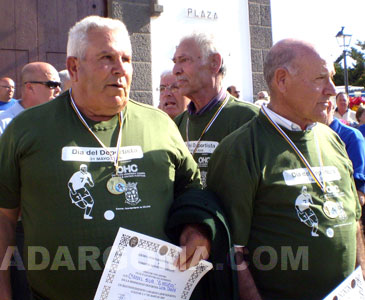 Reconocimiento a los deportistas veteranos de G&aacute;ldar