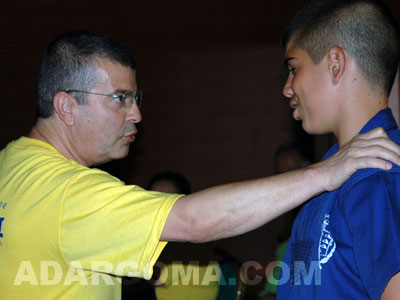 Antonio S. Ramos Gordillo en el V Campus de Lucha Canaria La Palma 2007
