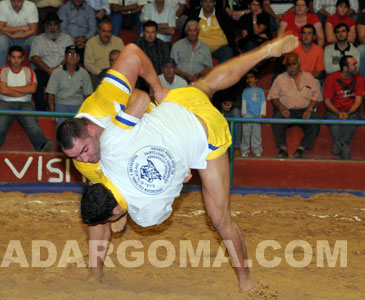 El MAN Adargoma estuvo en el homenaje a "El Trota" (foto: Raquel Perdomo)