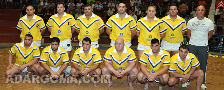 El MAN Adargoma estuvo en el homenaje a "El Trota" (foto: Raquel Perdomo)