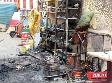 Incendio en La Presa
