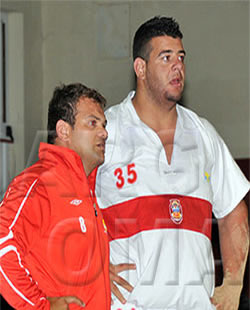 Javi Monz&oacute;n junto a A&ntilde;aterve