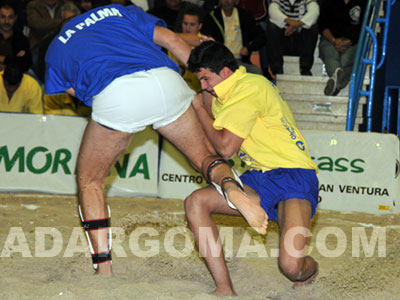 La Palma - Gran Canaria en la final del "Pancho Camurria" (foto: Raquel Perdomo)