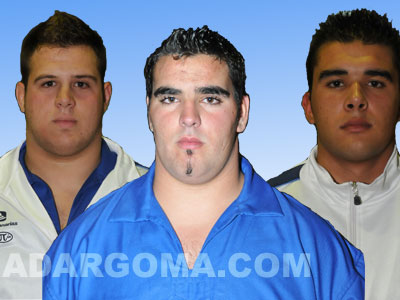 Mario Hern&aacute;ndez, Jos&eacute; Est&eacute;ban P&eacute;rez y Kevin Acosta, referentes en La Palma (foto: Raquel Perdomo)