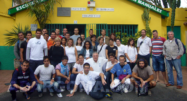 El MAN Adargoma en una completa sesi&oacute;n de masaje