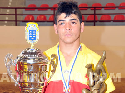 Miguel Hern&aacute;ndez, m&aacute;ximo tumbador de Canarias (foto: Raquel Perdomo)