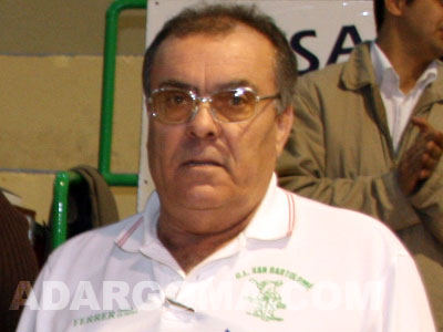 Ram&oacute;n Tejera, presidente del Club de Lucha San Bartolom&eacute; (foto: Norberto Marrero)