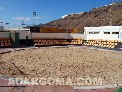 Alarmante retroceso en el apoyo popular  (foto: terrero de lucha de Los Cascajos, La Aldea, Gran Canaria -Raquel Perdomo)