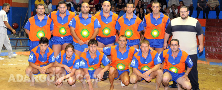 Humberto Vera remat&oacute; la faena y le dio los tres puntos al MAN Adargoma (foto: Raquel Perdomo)